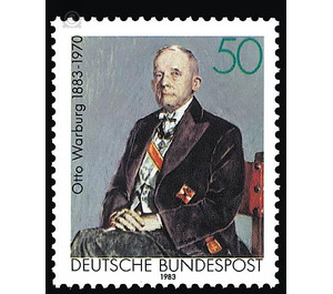 100th birthday of Otto Warburg  - Germany / Federal Republic of Germany 1983 - 50 Pfennig