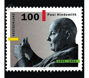 100th birthday of Paul Hindemith  - Germany / Federal Republic of Germany 1995 - 100 Pfennig