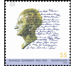 100th birthday of Reinhold Schneider  - Germany / Federal Republic of Germany 2003 - 55 Euro Cent