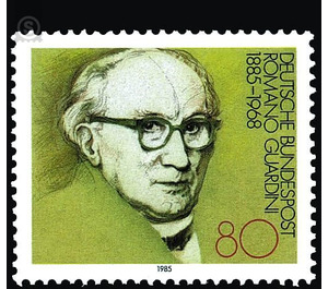 100th birthday of Romano Guardini  - Germany / Federal Republic of Germany 1985 - 80 Pfennig