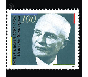 100th birthday of Walter Eucken  - Germany / Federal Republic of Germany 1991 - 100 Pfennig