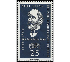 110 years Carl Zeiss Werke Jena  - Germany / German Democratic Republic 1956 - 25 Pfennig