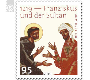 1219 - Francis and the Sultan  - Germany / Federal Republic of Germany 2019 - 95 Euro Cent