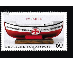 125 years German Society for the Rescue of Shipwrecked People  - Germany / Federal Republic of Germany 1990 - 60 Pfennig