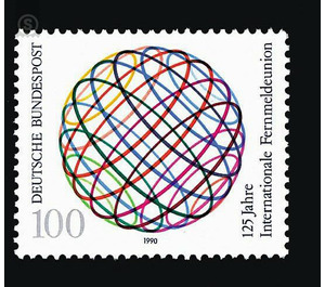 125 years International Telecommunication Union  - Germany / Federal Republic of Germany 1990 - 100 Pfennig