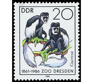 125 years of dresden zoo  - Germany / German Democratic Republic 1986 - 20 Pfennig