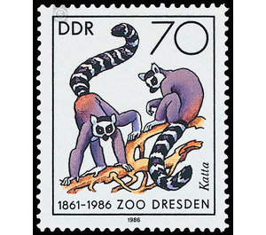 125 years of dresden zoo  - Germany / German Democratic Republic 1986 - 70 Pfennig