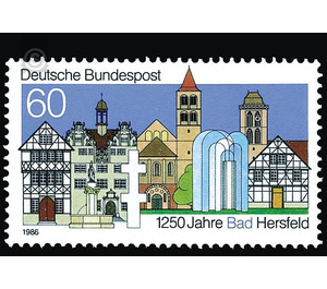 1250 years Bad Hersfeld  - Germany / Federal Republic of Germany 1986 - 60 Pfennig