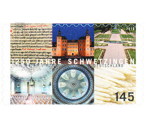 1250 years Schwetzingen - self-adhesive  - Germany / Federal Republic of Germany 2016 - (10×1,45)