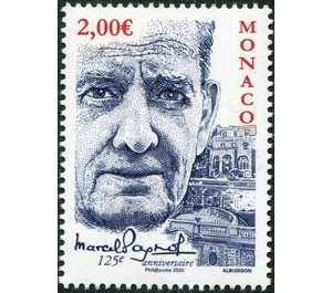 125th Anniversary of Birth of Marcel Pagnol, Author - Monaco 2020 - 2