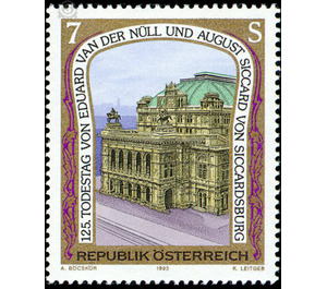 125th anniversary of death  - Austria / II. Republic of Austria 1993 - 7 Shilling