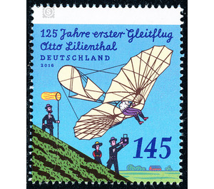 125th anniversary of Otto Lilienthal's first paragliding flight  - Germany / Federal Republic of Germany 2016 - 145 Euro Cent