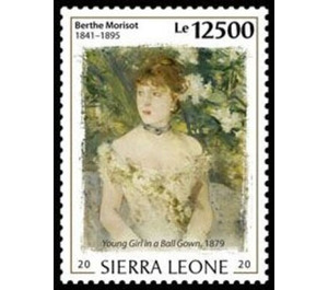 125th Anniversary of the Death of Berthe Morisot - West Africa / Sierra Leone 2020