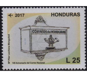 140th Anniversary of the Honduran Postal Service - Central America / Honduras 2018 - 25