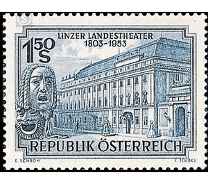 150 years  - Austria / II. Republic of Austria 1953 - 1.50 Shilling