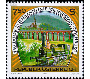 150 years  - Austria / II. Republic of Austria 1997 - 7.50 Shilling