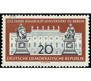 150 years Humboldt University Berlin  - Germany / German Democratic Republic 1960 - 20 Pfennig