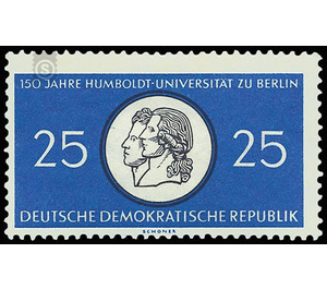 150 years Humboldt University Berlin  - Germany / German Democratic Republic 1960 - 25 Pfennig