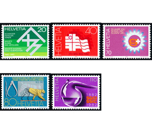 150 years  - Switzerland 1982 Set