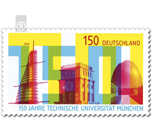 150 years Technical University of Munich  - Germany / Federal Republic of Germany 2018 - 150 Euro Cent