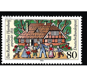 150 years the rough house Hamburg  - Germany / Federal Republic of Germany 1983 - 80 Pfennig