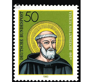 1500th birthday of St. Benedict of Nursia   - Germany / Federal Republic of Germany 1980 - 50 Pfennig