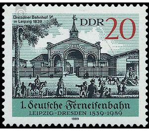 150th anniversary  - Germany / German Democratic Republic 1989 - 20 Pfennig