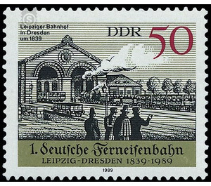 150th anniversary  - Germany / German Democratic Republic 1989 - 50 Pfennig