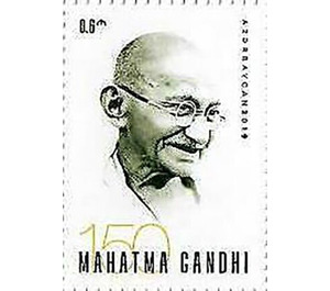150th Anniversary of Birth of Mahatma Gandhi - Azerbaijan 2019 - 0.60
