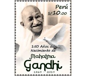 150th Anniversary of Birth of Mahatma Gandhi - South America / Peru 2020 - 10