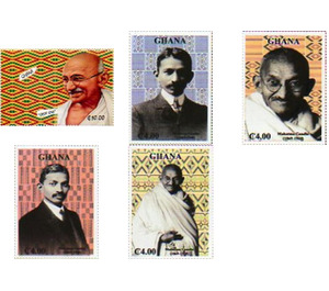 150th Anniversary of birth of Mahatma Gandhi - West Africa / Ghana 2019 Set