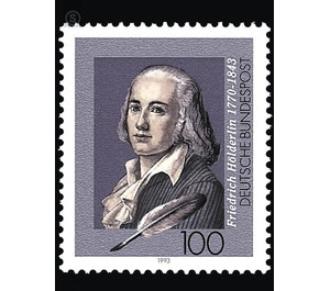 150th anniversary of death of Friedrich Hölderlin  - Germany / Federal Republic of Germany 1993 - 100 Pfennig
