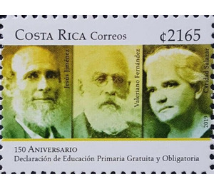 150th Anniversary of Free Primary Education in Costa Rica - Central America / Costa Rica 2019