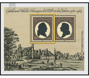 150th anniversary of Goethe  - Germany / German Democratic Republic 1982 - 50 Pfennig
