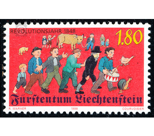 150th Anniversary Revolution 1848  - Liechtenstein 1998 - 180 Rappen