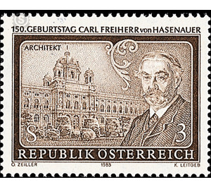 150th birthday  - Austria / II. Republic of Austria 1983 - 3 Shilling