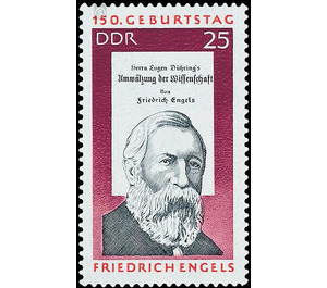 150th birthday of Friedrich Engels  - Germany / German Democratic Republic 1970 - 25 Pfennig
