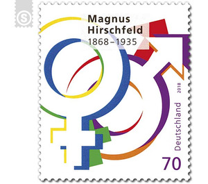 150th birthday of Magnus Hirschfeld  - Germany / Federal Republic of Germany 2018 - 70 Euro Cent