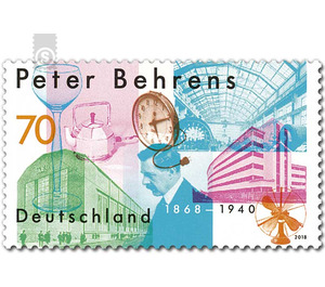 150th birthday of Peter Behrens  - Germany / Federal Republic of Germany 2018 - 70 Euro Cent