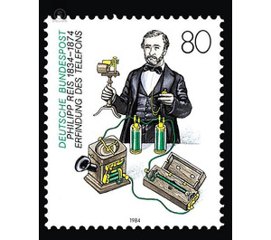 150th birthday of Philipp Reis  - Germany / Federal Republic of Germany 1984 - 80 Pfennig