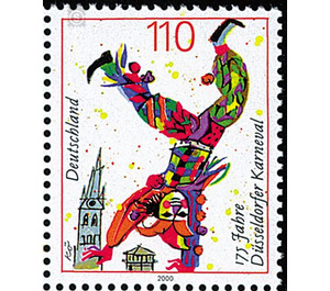 175 years Düsseldorf Carnival  - Germany / Federal Republic of Germany 2000 - 110 Pfennig