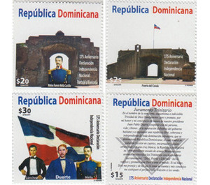 175th Anniversary of Declaration of Independence (2020) - Caribbean / Dominican Republic 2020 Set