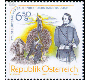 175th birthday  - Austria / II. Republic of Austria 1998 - 6.50 Shilling