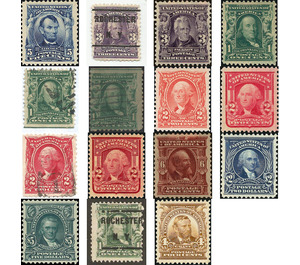 1902-1908 Regular Issue - United States of America 1903 Set