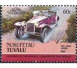 1925 Lancia Lambda Italy - Polynesia / Tuvalu, Nukufetau 1984