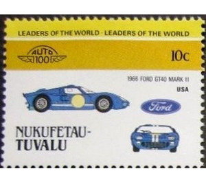 1966 Ford GT40 Mark II - Polynesia / Tuvalu, Nukufetau 1984