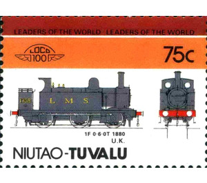 1f 0-6-0t 1880 Uk - Polynesia / Tuvalu, Niutao 1985