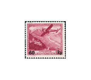 1st postal flight  - Liechtenstein 1935 Set