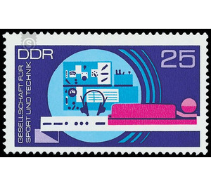 20 years Society for sport and technology - Germany / German Democratic Republic 1972 - 25 Pfennig