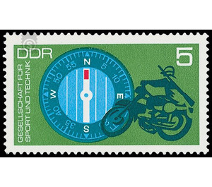 20 years Society for sport and technology  - Germany / German Democratic Republic 1972 - 5 Pfennig